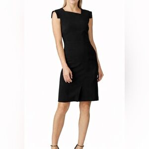 Chic Black Midi Carlisle Dress by Of Mercer Size 6 NEW WITH TAGS